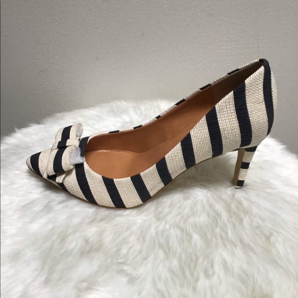 J.Crew Isabella Printed Bow Pumps Style A6270